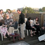La terrasse excerce un puissant attrait