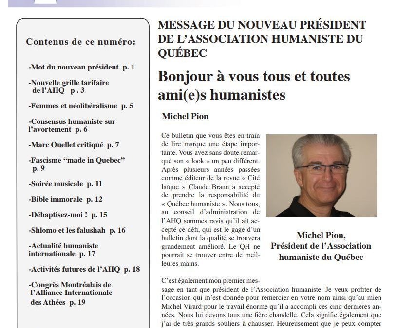 Critique des affirmations récentes du cardinal Marc Ouellet